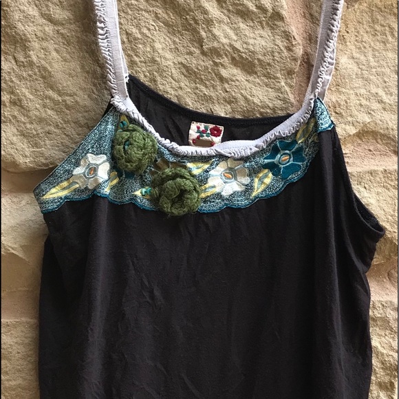 Free People Tops - Free People Tank Top Cami Sz Medium Elastic Straps